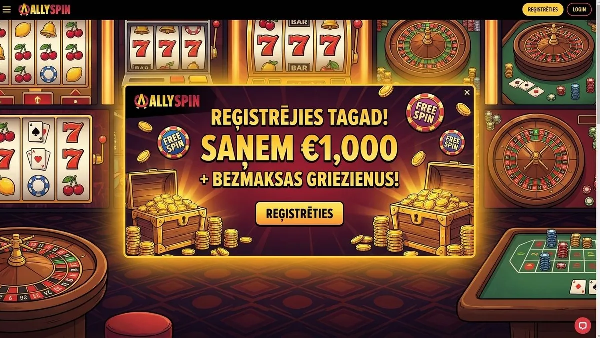 Reģistrācija ar bonusu